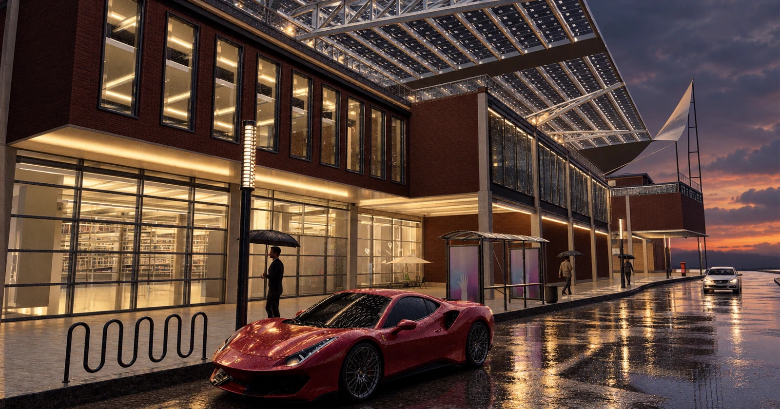 Exterior rendering
